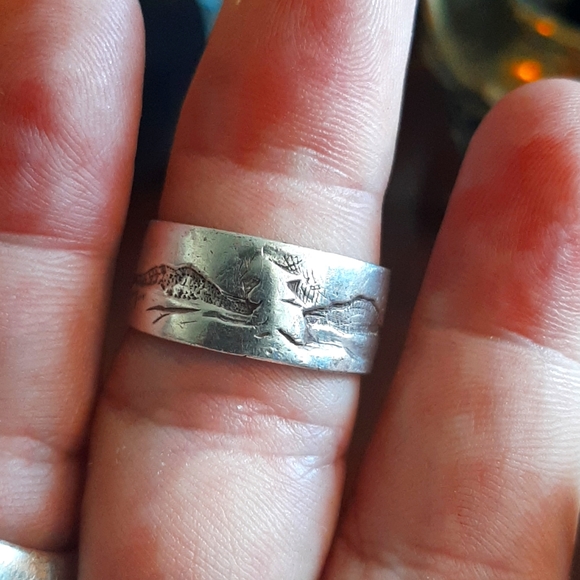 Lone pine sterling silver ring - Picture 3 of 3